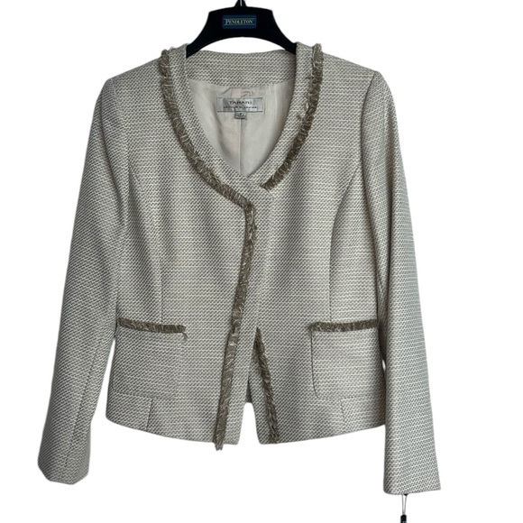 Tahari Jackets & Blazers - Tahari Levine Tweed Double Breasted Size 6 NWT